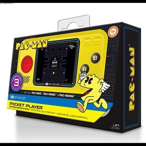 Pac Man official handheld w/3 games. NEW / SEALED